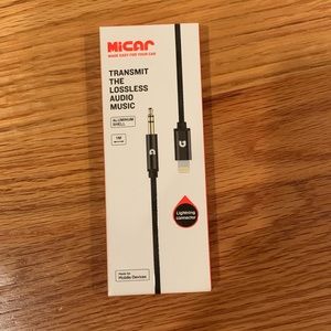 Lightning to auxiliary cord